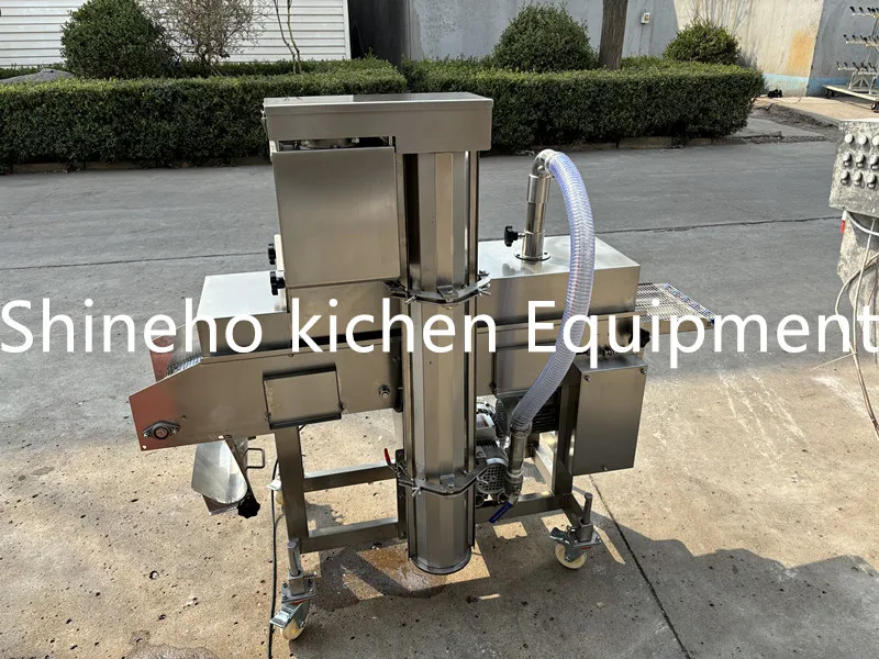 Burger Chicken Nugget Cutting Maker Form Fry Machine Automatic Compact Hamburger Patty Production Line