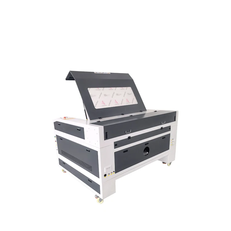 Integrated CO2 Laser Cutting Engraving Machine 1300x2500 with Fabric Bed USB Port & Exhaust Fan for Wood Stone & Paper