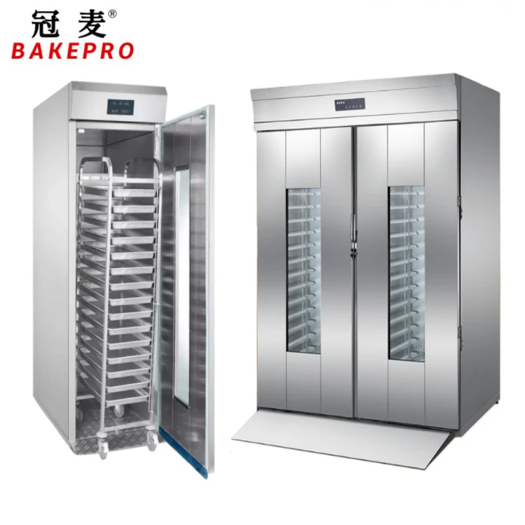 Bake Pro XFF-132 Single trolley 32 trays capacity proofing chamber with baking rack rolled in