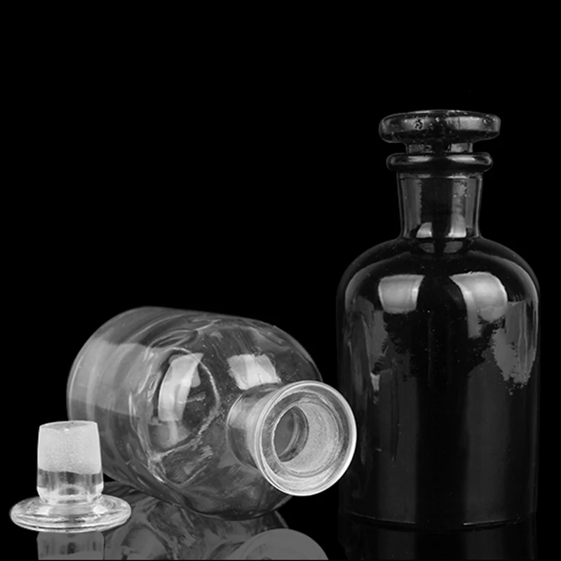 Manufacturer Sealed Glass Transparent Brown Reagent Bottle student Teaching
