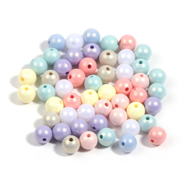 Cheap Price A Grade Acrylic Material Pendant Beads 10mm Transparent Faceted Acrylic Beads
