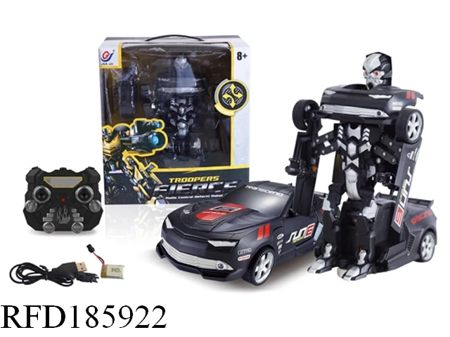 Remote control car rc robot 2.4G car deformation robot toy
