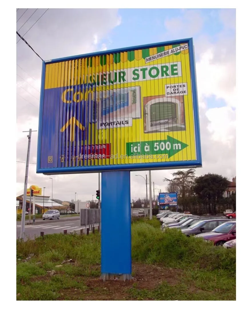 Best Quality Outdoor Advertising Trivision Billboard Advertising Structure Design