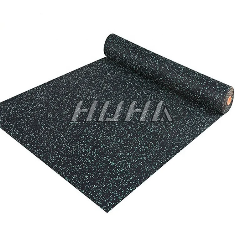 Factory high density wholesale prices gym rubber flooring protective safety high density  for gym rubber roll