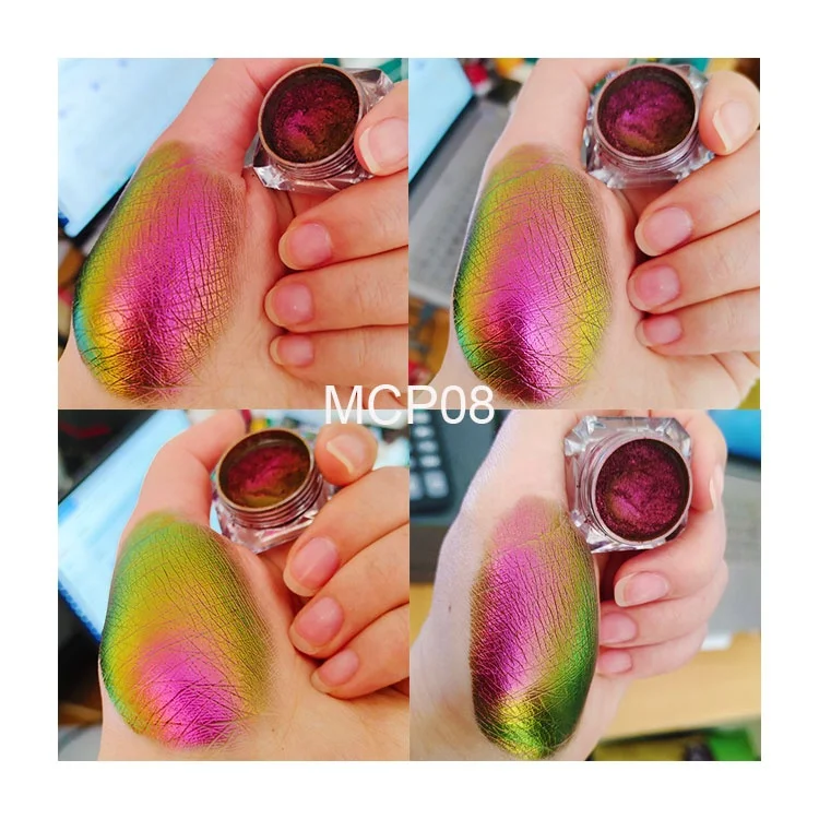 Chameleon color pigments high pigmented eyeshadow palette loose pigmented eyeshadow