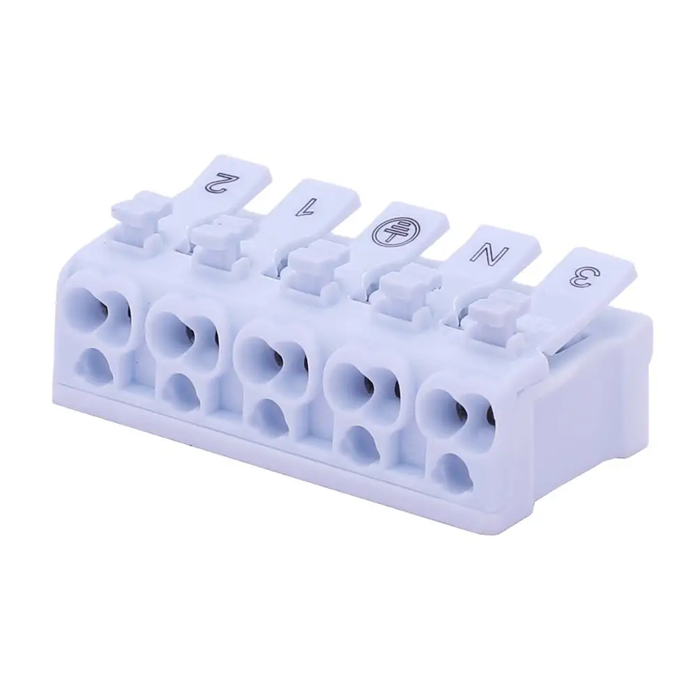 plug series push wire connectors compact splicing connector