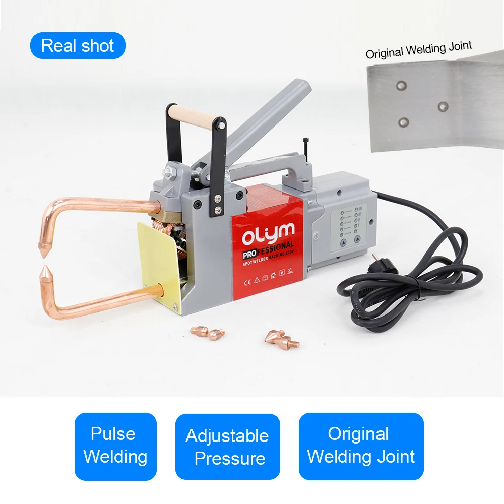 double sided portable electric handheld mini spot welder machine car body repair spot welder