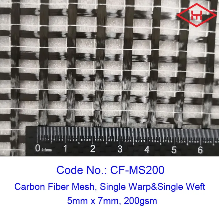 200gsm Uni-directional carbon fiber screen mesh