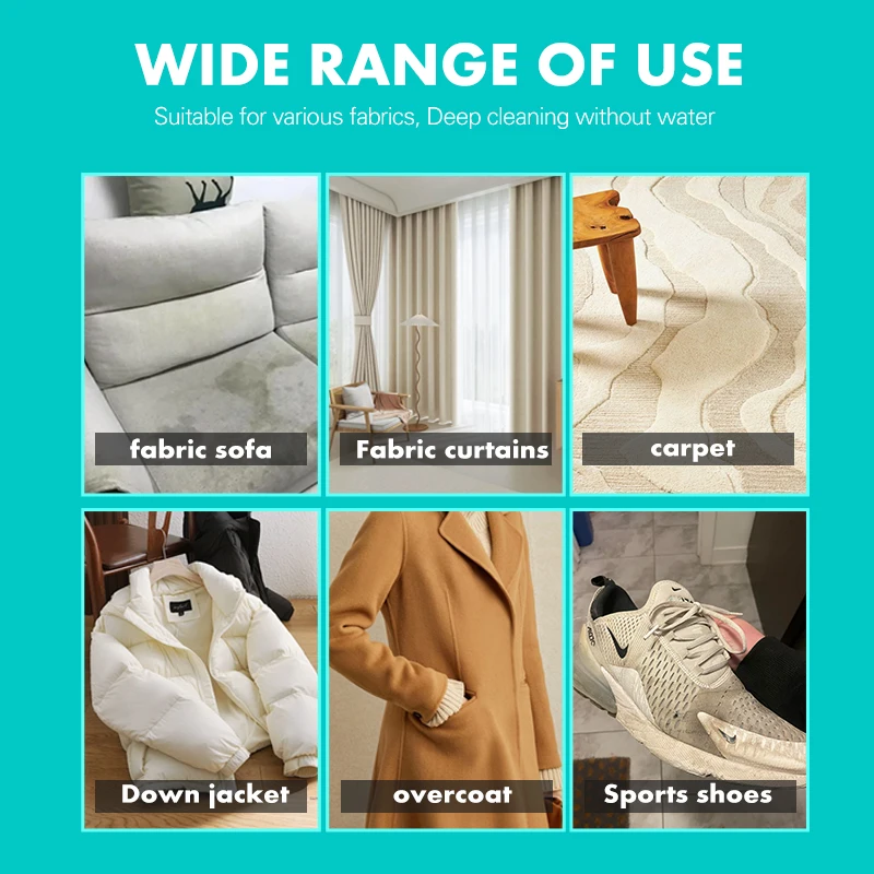 2024 New Update Hot Sale Dry Cleaning Agent Carpet Cleaner Cloth Washing Liquid Sofa Cleaning Products Dry Clean Laundry