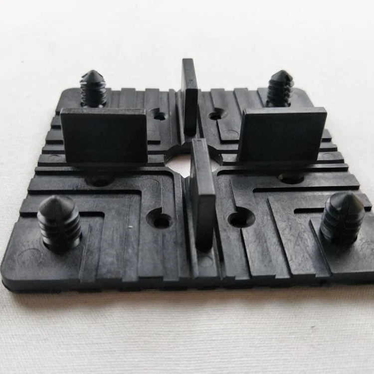 Raised floor tile deck connector pedestal