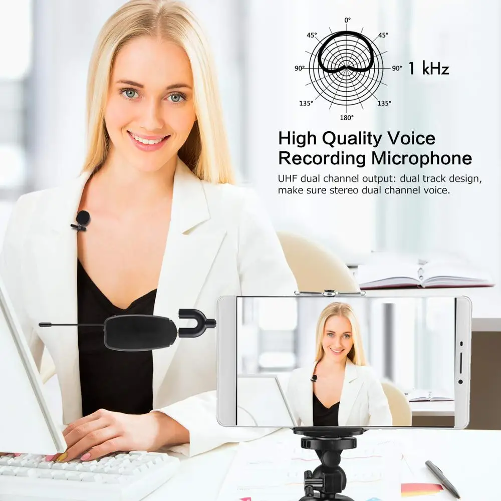 Беспроводной микрофон с лацканами голосовая запись для телефона камера голосовой усилитель