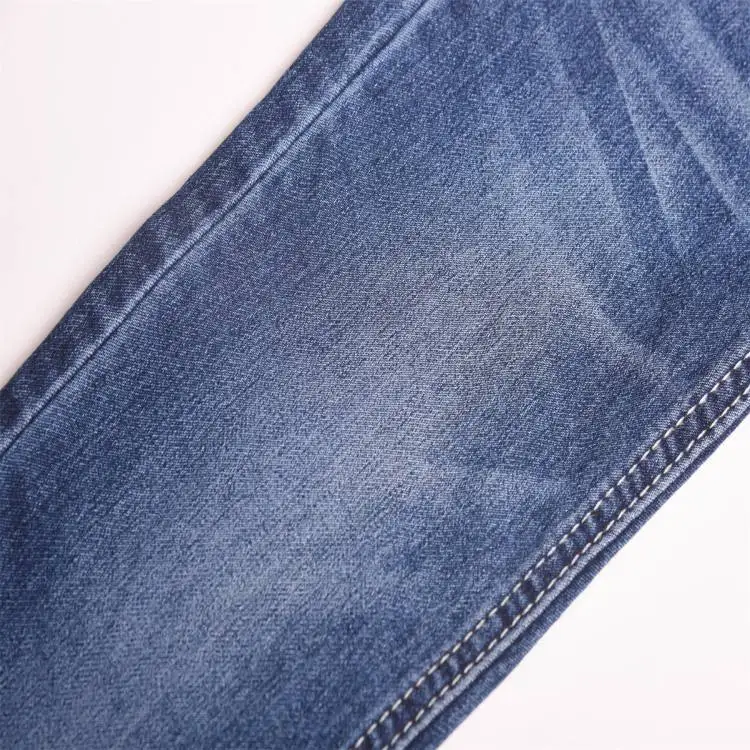 Knitted loop custom denim fabric jean fabric twill stretch denim fabric