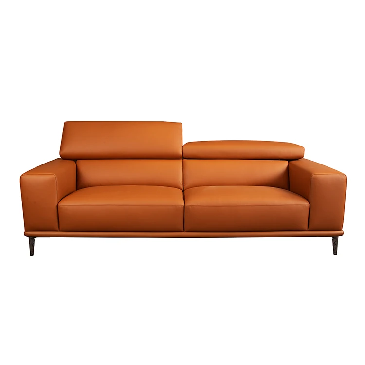 China Factory Italian Minimalist Wholesale Living Room Sofas Furniture Luxury Loveseat Leather Sofa