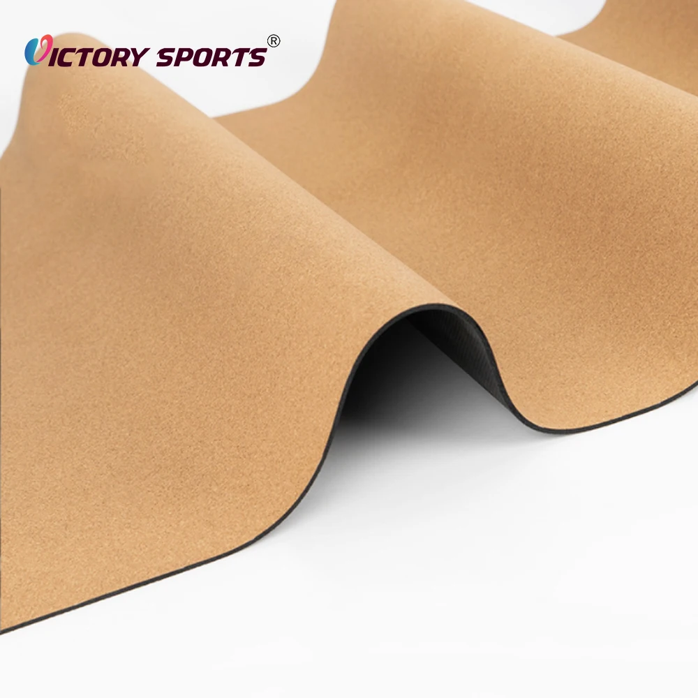 Wholesale China Dual Color Anti-Slip Tpe 6 Mm Customised Cork Yoga Mats For Fitness