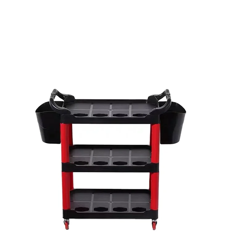 Car Beauty Tool Three-layer multi-function removable cart