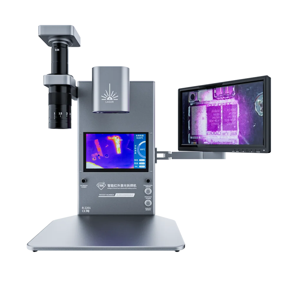 tbk r-2201 Laser Thermal Imaging Diagnosis Phone Repair Intelligent Infrared Laser  Welding Machine for Chip Circuit Board