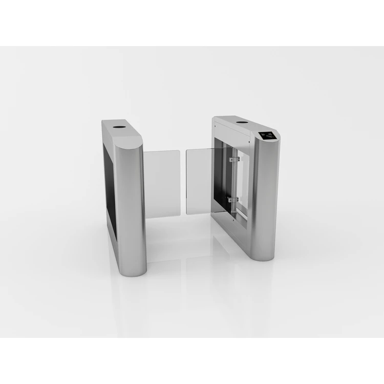 Manufacturer Supplier Hot Selling Rfid Card Or Barcode Ticket High Quality With High Speed Swing Barrier Turnstile For Office