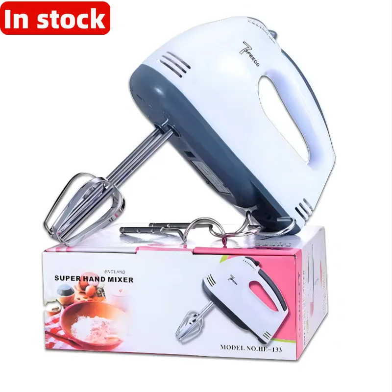 In stock 220V 100W 7 Speed Home Kitchen Egg Beater Hand blender Electric Hand Mixer With Whisk