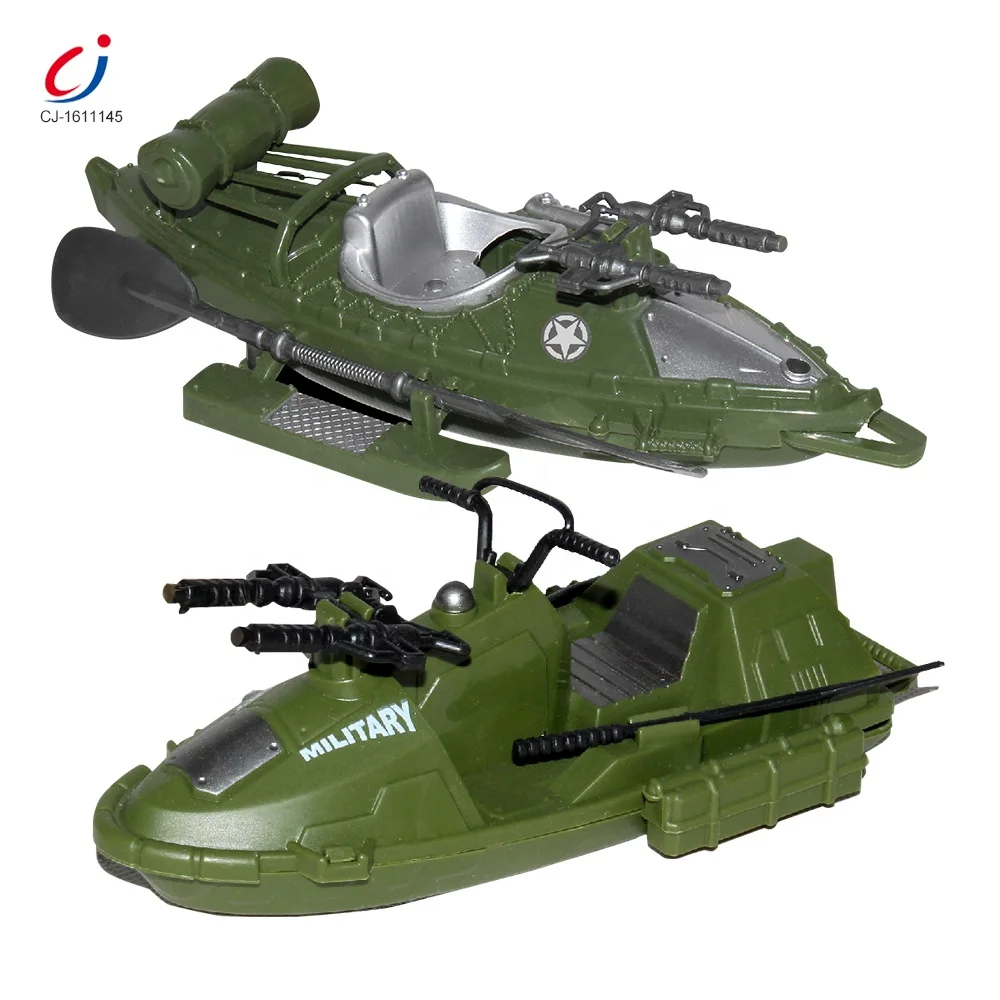 Chengji New product plastic model soldier truck boat mission military vehicles set toys