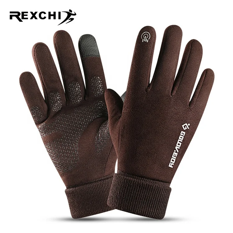 REXCHI DB40 легкие мотоциклетные сенсорные экранные антискользящие гоночные перчатки зимние ветрозащитные теплые