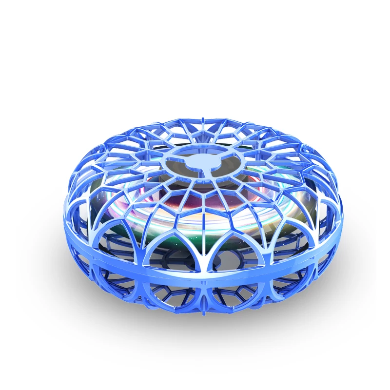 Unisex Fun LED Lights Slalom Ball with Built-in Gyroscope Multiple Playways PP Drone for Kids and Adults