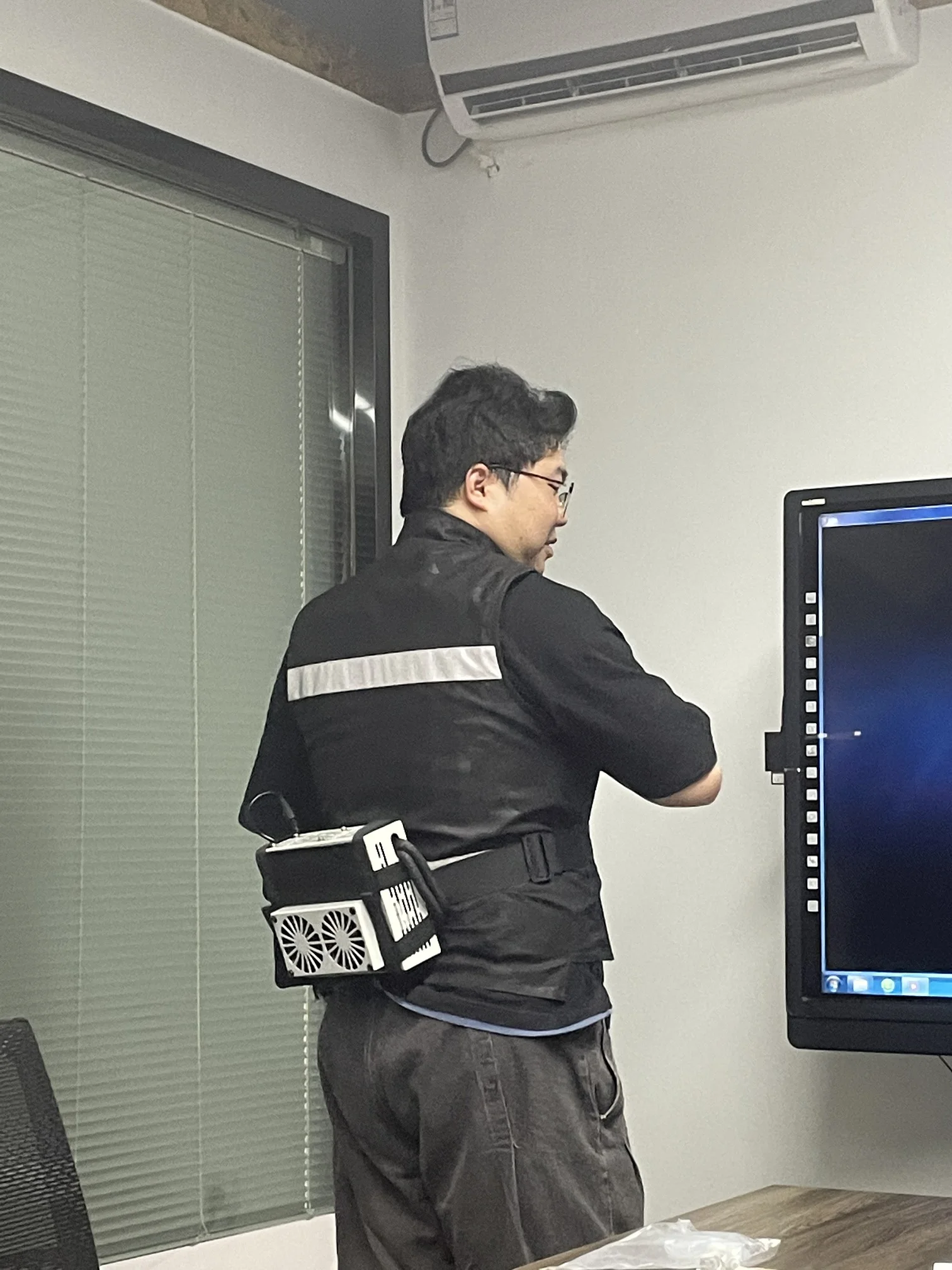 Кондиционер для одежды охлаждающий жилет жакет 800btu DC инверторный компрессор охладитель вихревой трубки с