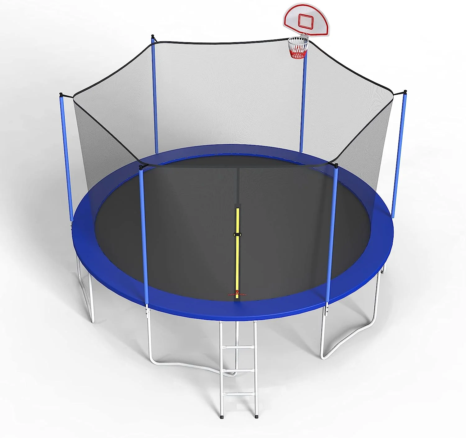 Tengtai factory price 6/8/10/12/14/16FT durable outdoor bounce jumping trampoline with net garden trampoline for kids