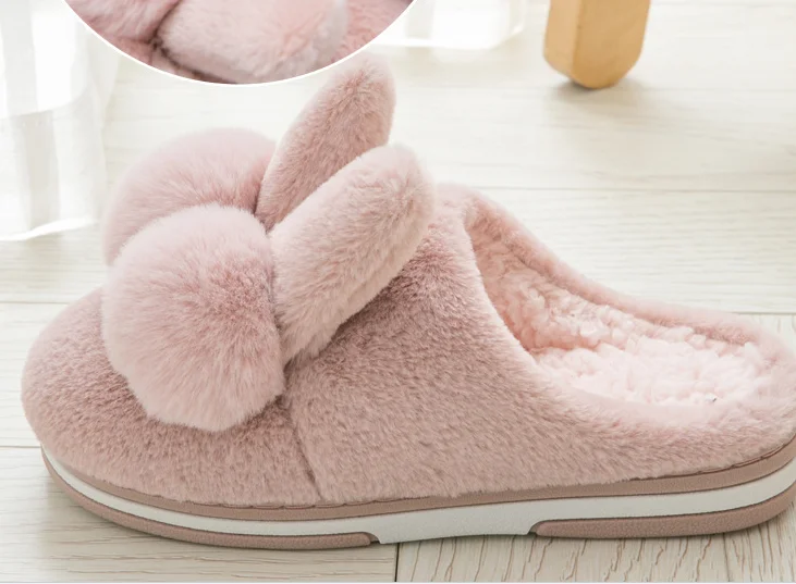 2021 whole sales  fashionable   soft cozy anti skid cheap  cute  fluffy  cartoon animal plush  indoor  Slippers For Women adults