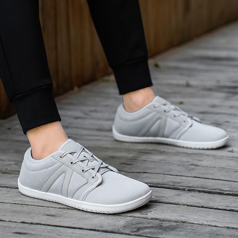 Wide-toe Barefoot Flat Shoes Rubber Outsole Outdoor Flexible Minimalist Shoes Gym Office Driving Ladies Yoga Dance Shoes