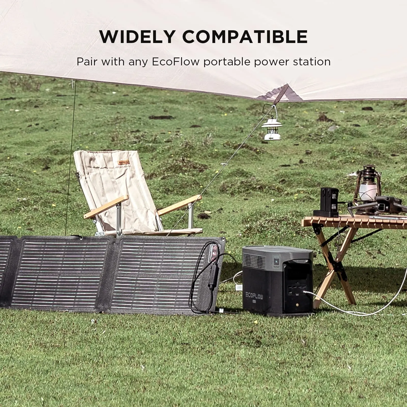 EcoFlow 160W Portable Solar Panel,Foldable,215-22% Efficiency