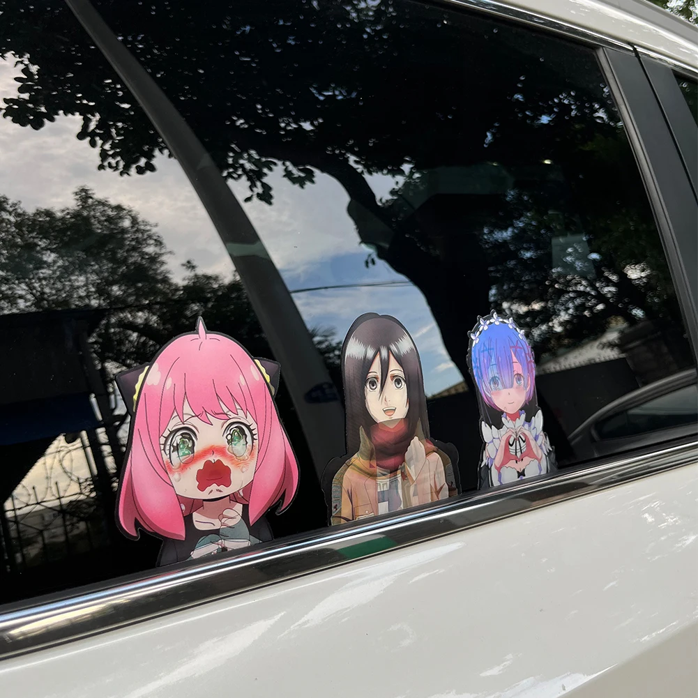 Wholesale Anime 3D Stickers Custom Demon Slayer 3D Anime Motion Stickers Hottest  Waterproof Car Decals Laptop Wall Decor