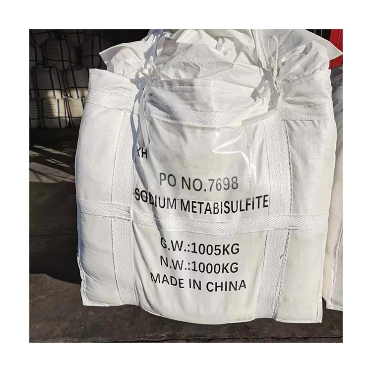 China Supplier Food Tech Grade Sodium Metabisulfite 97% For  Leather Treatment