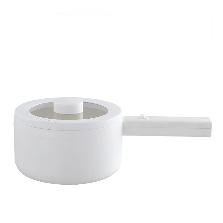 New Style Custom Logo Long handle Mini Electric Steamer Boiler Hot Pot cooker Nonstick Breakfast Cooker