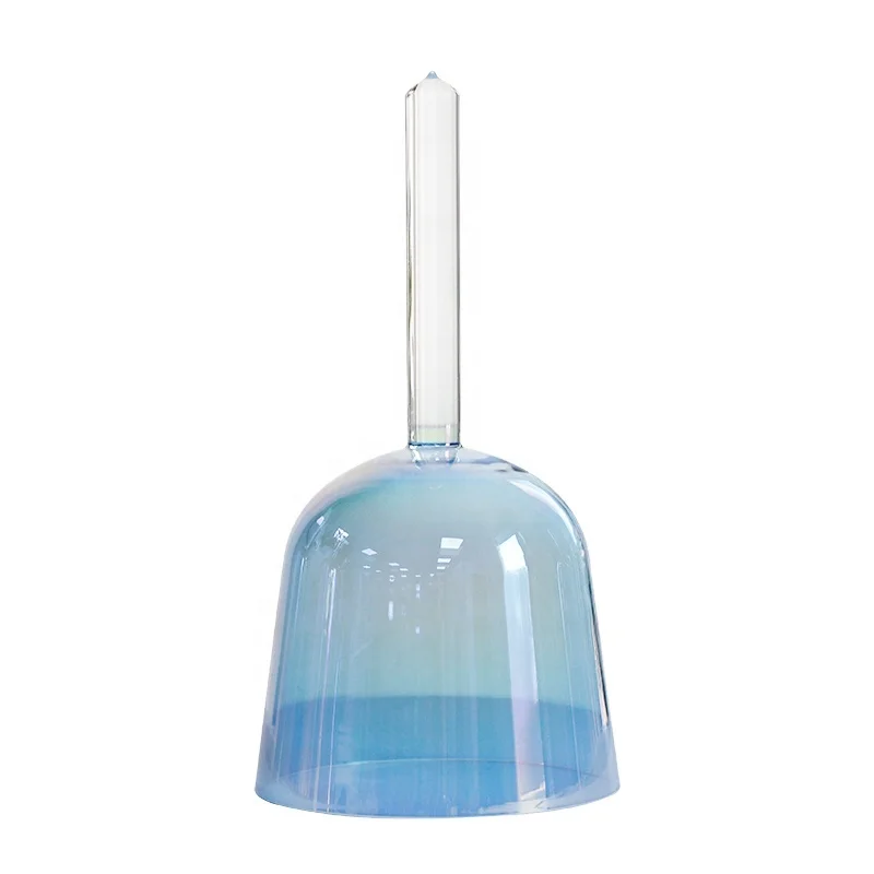 7inch C note perfect pitch Handle Clear Crystal Singing Bowl with chakra design