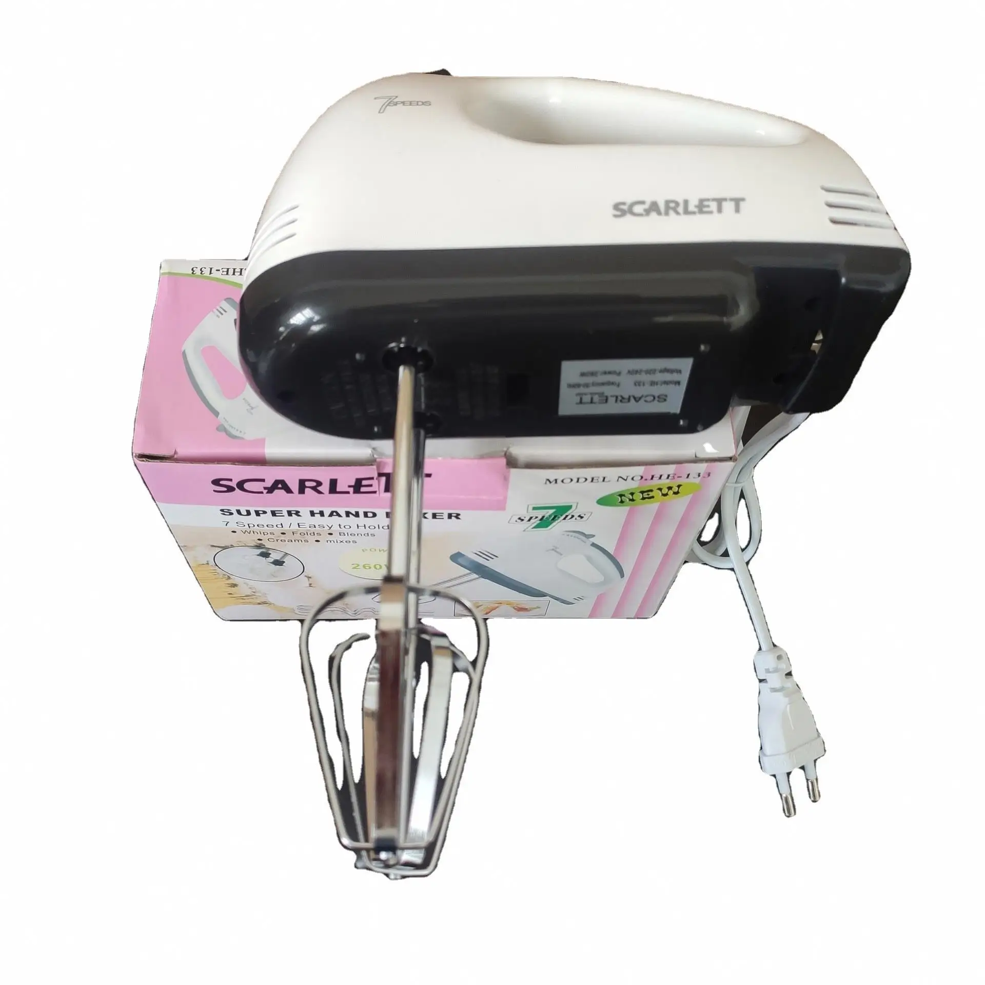 Electric Egg Beater Cake Dough Mixer Handheld Egg Beater Blender Baking Whipping Cream Hand Food Mixer