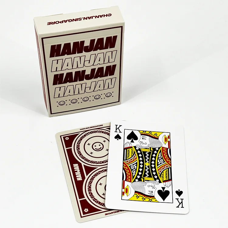 High Quality Custom Printed Playing Cards Sets Cheap Custom Design Game Black Poker Playing Card Decks With Your Barcode