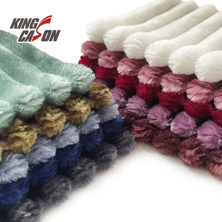 Производитель Kingcason оптовая продажа фланелевая флисовая ткань для пижамных одеял средней толщины из 100% полиэстера