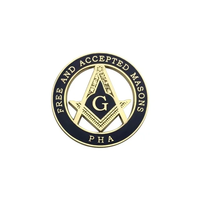 Custom Mason Knight Templar America Masonic Zinc Alloy  3d Lapel Pins Brooch Gifts Badges