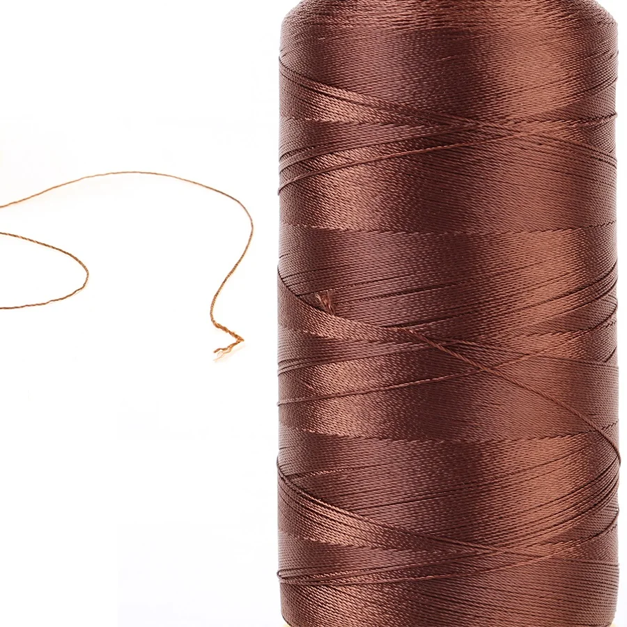Factory Wholesale Price 210D/3 Hair Extension Thread Sewing Thread for Making Wigs