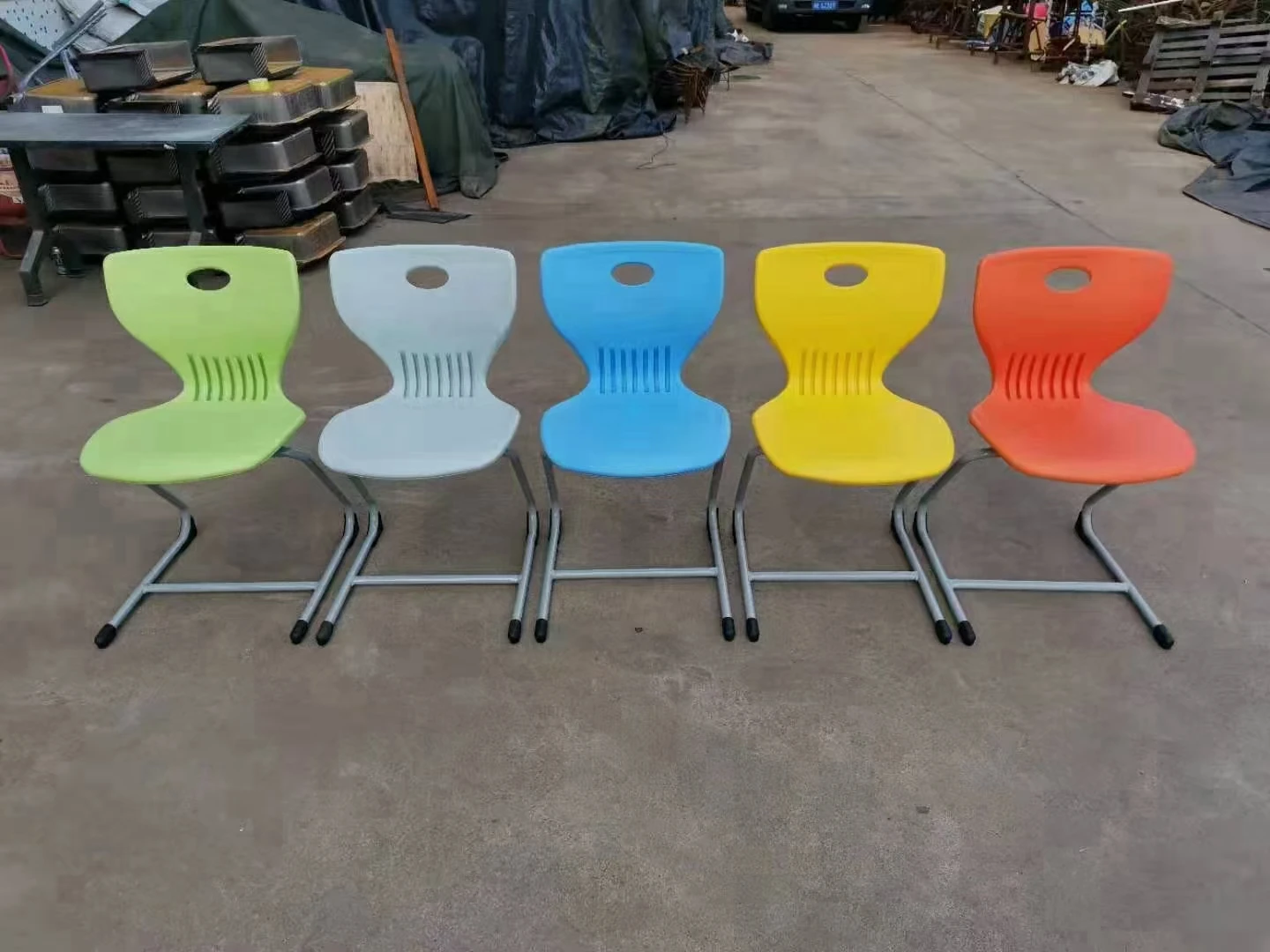 High Quality Student Chair Secondary School Classroom Furniture PP Solid Chair For Primary