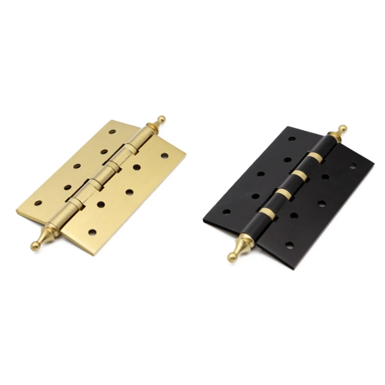 Wholesale Italy fancy black brass wooden door hardware black door hinges