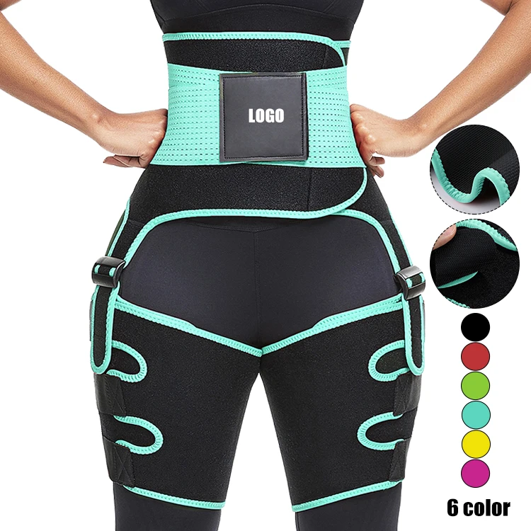 
New Women Gym Workout Lose Weight High Waist Waist And Thigh Trimmer Belt Compression Neoprene Thigh Shaper 