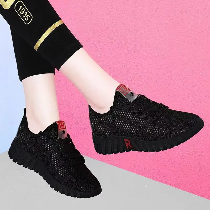 Casual Shoes Breathable White Mesh Footwear Womenshoes  Fashion Comfortable