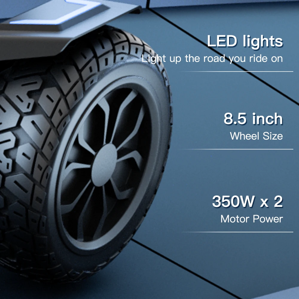 Electric Hover board 8.5 inch led wheel Smart Self Balancing scooter with blue tooth speaker balance scooters