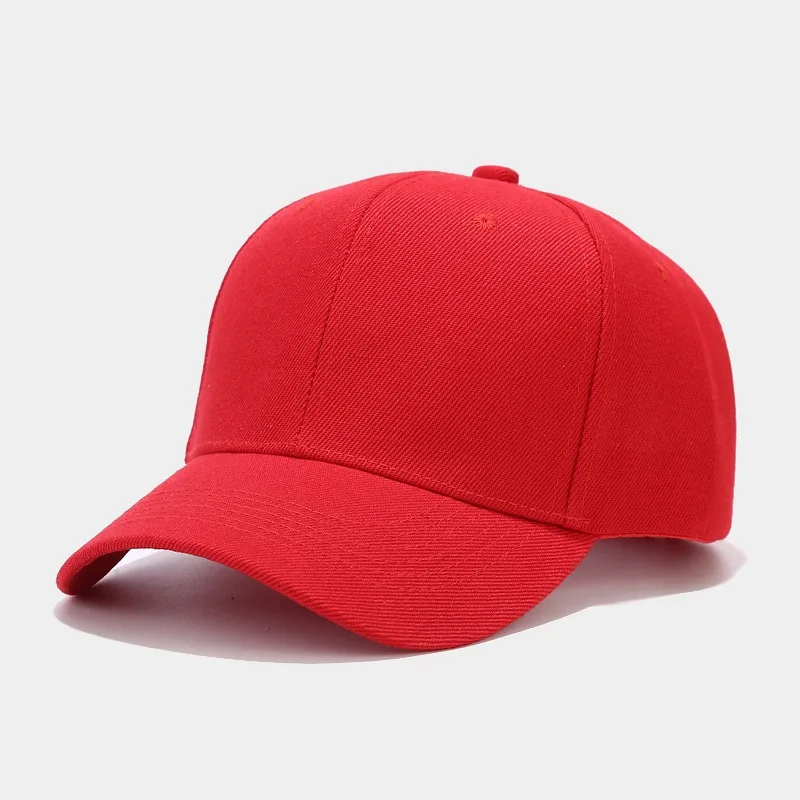 
 Popular Pure color light board baseball cap men women street hip-hop caps literary retro small fresh simple curved brim hat tide  