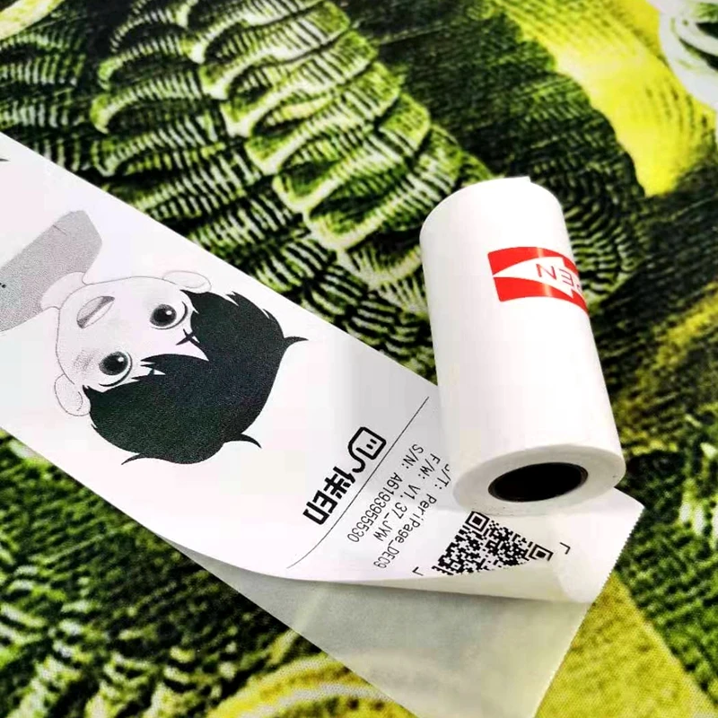 A6 Peripage Mini Printer 77x30mm Self-adhesive Thermal Paper Sticker Label