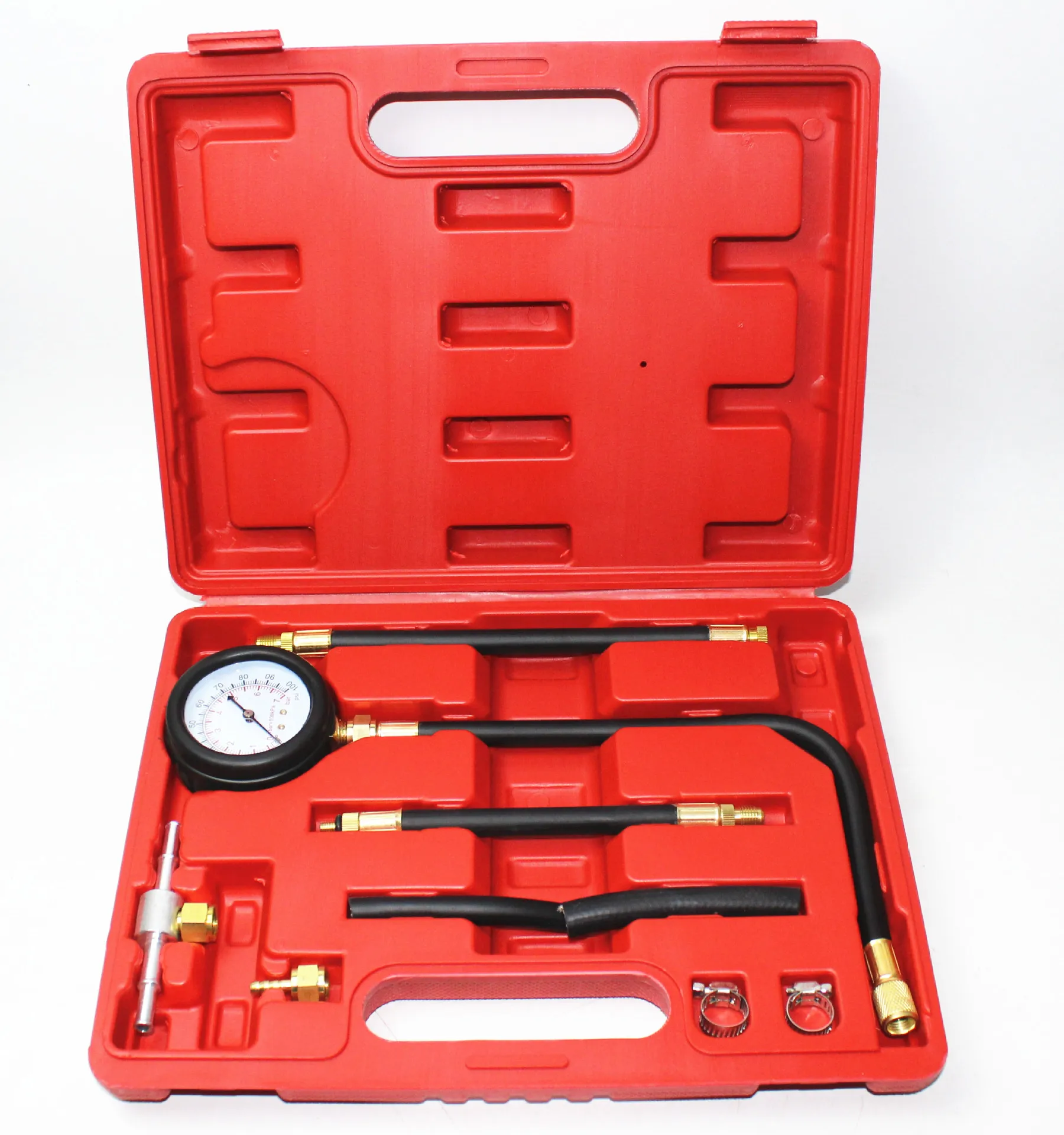 Fuel Injection Pump Injector Tester Pressure Gauge Test Gasoline