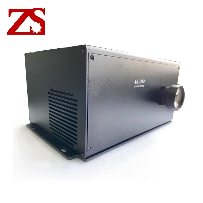 405nm Structured Laser light UHD most powerful 20W Optical output power UV DLP projectors light engine for ceramic 3D printers