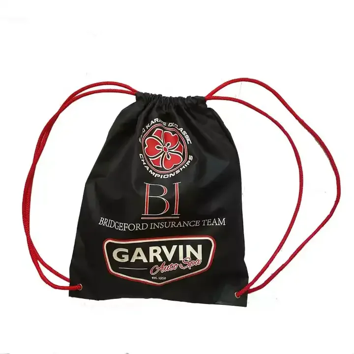 Cheap Sport Nylon Polyester 210 D Drawstring Bag For Shoes