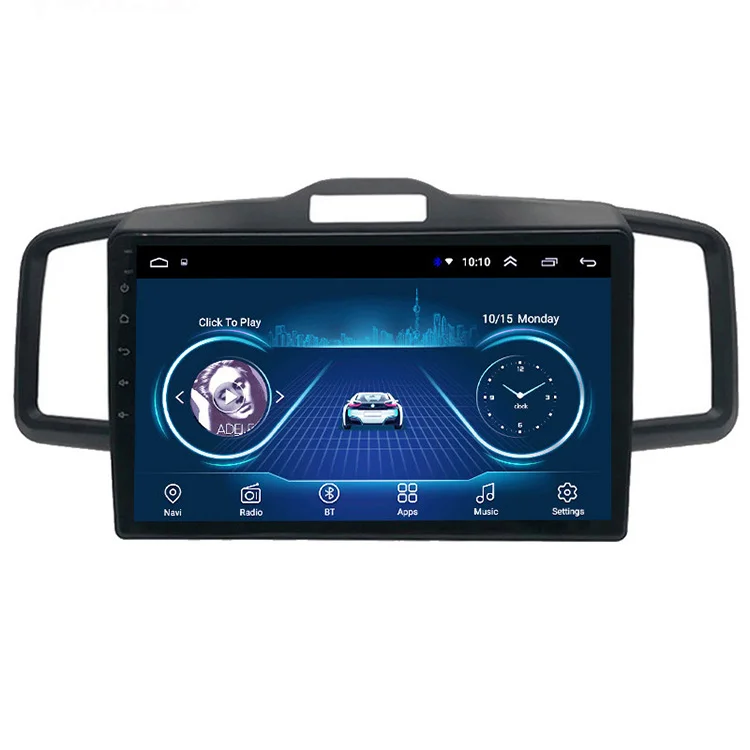 2 Din Android Auto Dvd Player 10 inch Touch Screen Car Multimedia Video Player For Honda MPV Freed 2008 2009 2010 2011 2012~2015